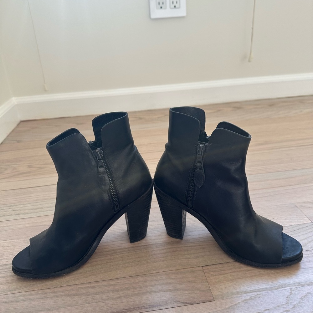 Rag & Bone Noelle peep toe booties - Picture 3 of 4